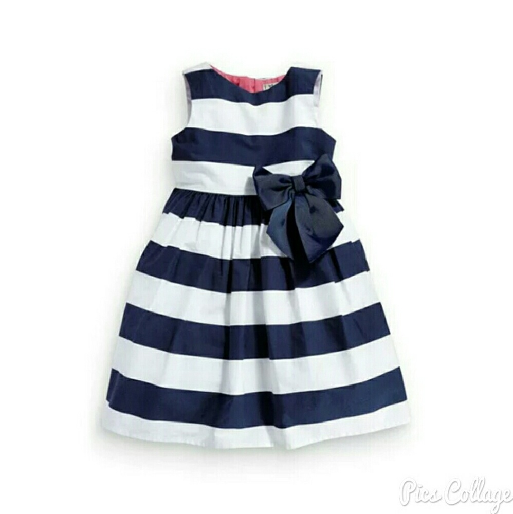 Blue and White Striped Dress - NWT - Picture 1 of 3
